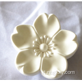 Aroma ceramica a forma di fiori a forma di fiore Diffusore essenziale Diffusore per olio di pietra Clip Brewiner Air Air